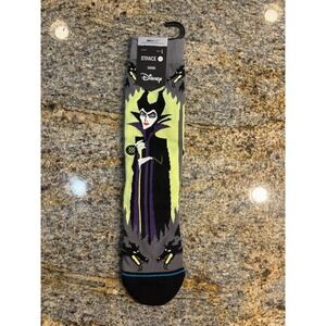 NEW: SZ  L (9-13) Stance Disney Villains Sleeping Beauty's Maleficent Crew Socks